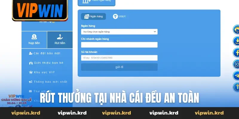 Rút thưởng tại nhà cái đều an toàn